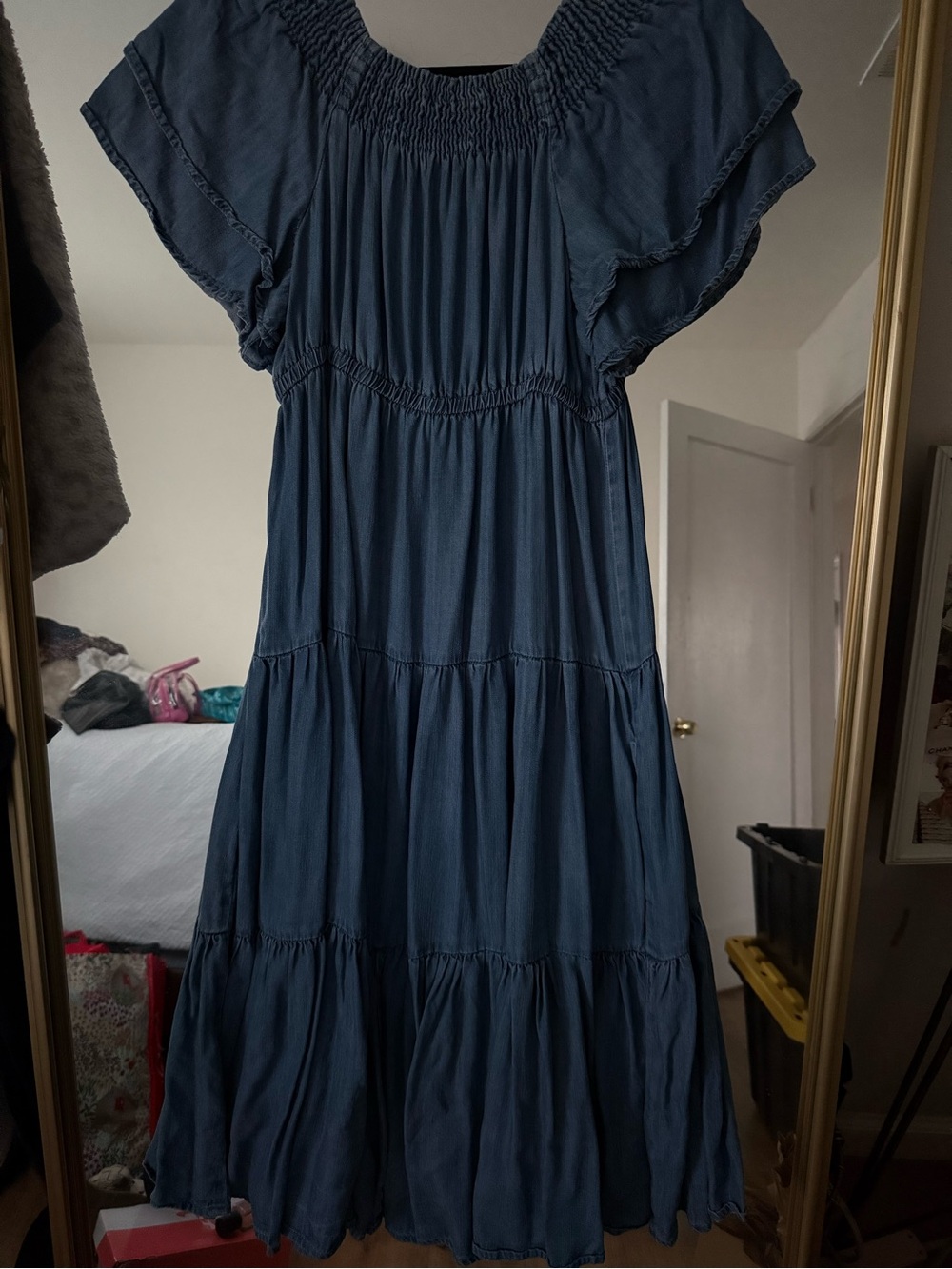 Philosophy Blue Tiered Dress